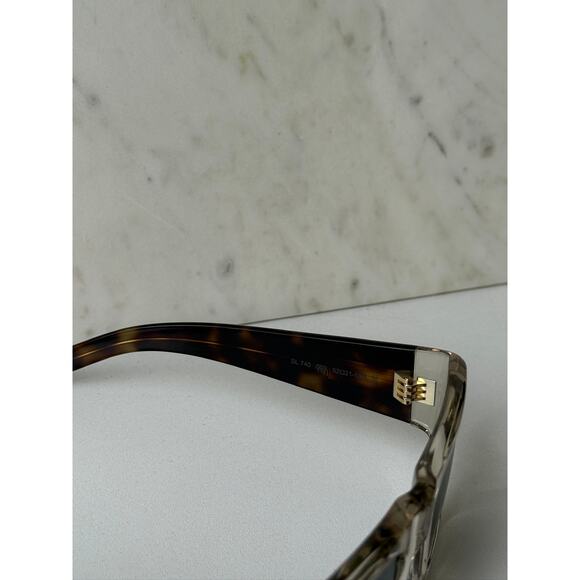 NEW Saint Laurent SL740 Clear Mirror Sunglasses - Picture 4 of 8